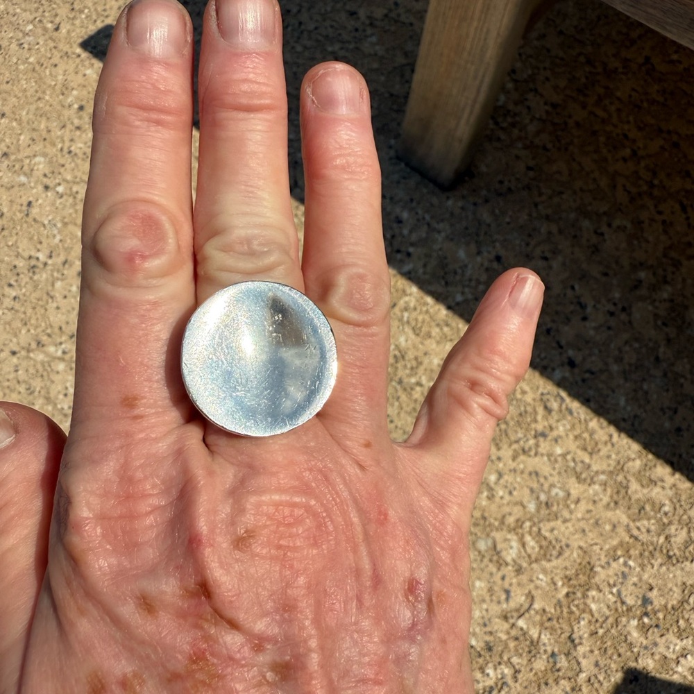 925 Silver Statement Ring - image 1